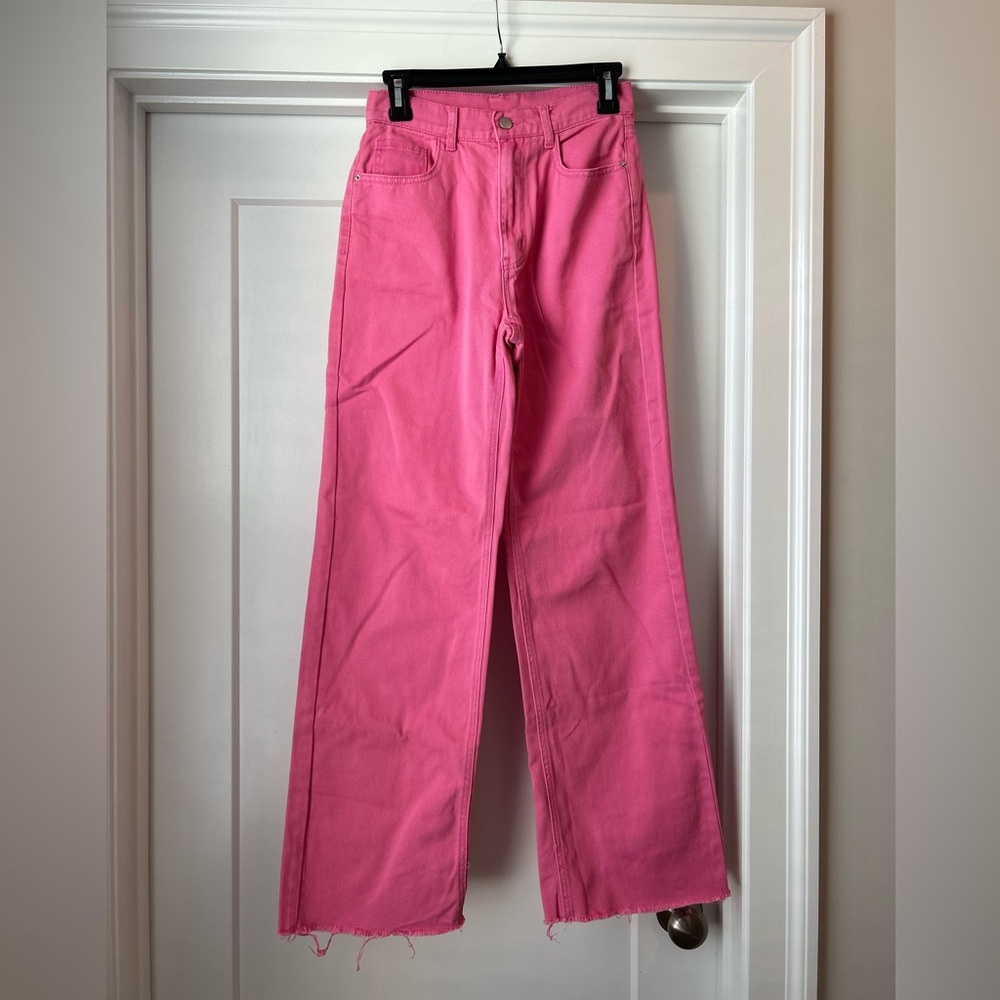 Shein pink mom jeans